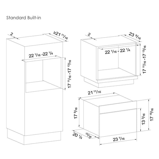 24'' Built-in Tempered Glass Steam Oven FOTILE