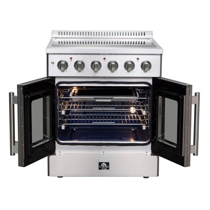Forno Galiano 30" Freestanding French Door Electric Range FORNO