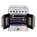 Forno Galiano 30" Freestanding French Door Electric Range FORNO
