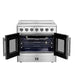 Forno Galiano 36" Freestanding French Door Electric Range FORNO