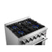Forno Marco 30" Dual Fuel Range, 4 Burners, 37,000 BTU, 4.32 cu.ft. Convection Oven FORNO