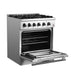 Forno Marco 30" Dual Fuel Range, 4 Burners, 37,000 BTU, 4.32 cu.ft. Convection Oven FORNO