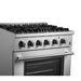 Forno Marco 30" Dual Fuel Range, 4 Burners, 37,000 BTU, 4.32 cu.ft. Convection Oven FORNO