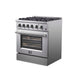 Forno Marco 30" Dual Fuel Range, 4 Burners, 37,000 BTU, 4.32 cu.ft. Convection Oven FORNO