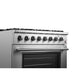 Forno Marco 36-Inch Dual Fuel Range, 6 Sealed Burners - 67,000 BTU, 5.36 cu.ft. True Convection Oven FORNO