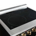 Forno Paolo 30" Freestanding Electric Range in Black, 4.38 cu.ft. True Convection Oven FORNO