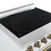 Forno Paolo 30" Freestanding Electric Range in White, 4.38 cu.ft. True Convection Oven FORNO