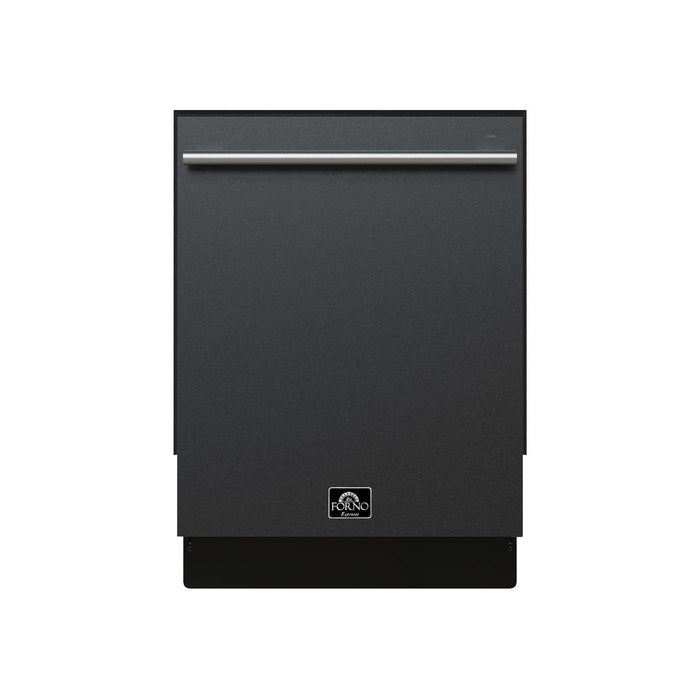 Romano Espresso 24" Built-In Black Dishwasher