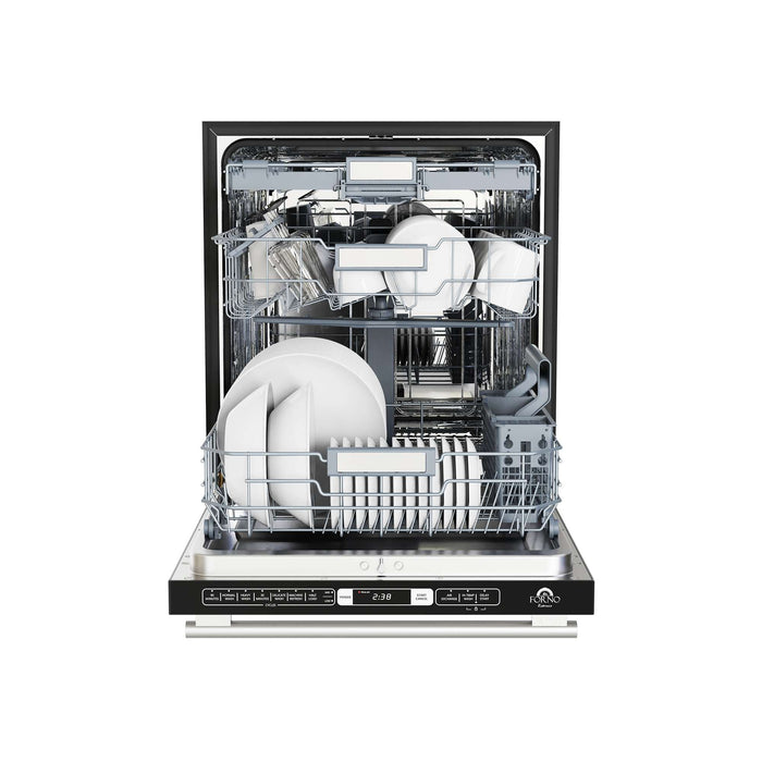 Romano Espresso 24" Built-In White Dishwasher