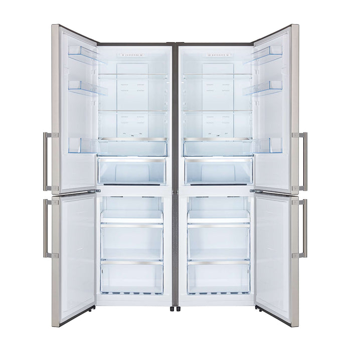 Forno Guardia 46.8" - Two 23.6" Bottom Freezer Refrigerators, Total of 21.6 cu.ft