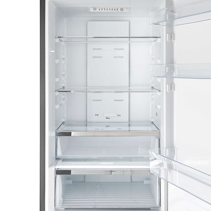 Forno Guardia 46.8" - Two 23.6" Bottom Freezer Refrigerators, Total of 21.6 cu.ft