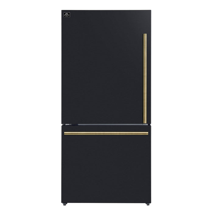 Forno Milano Espresso 31" Black with Ice Maker