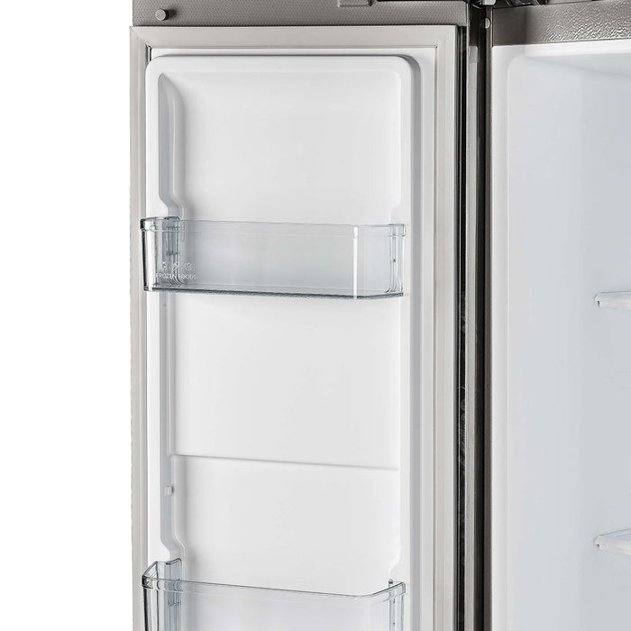 Forno Salerno 33" Built-in Stainless Steel Refrigerator 15.6 cu. ft - With Decorative Grill - 37" Wide