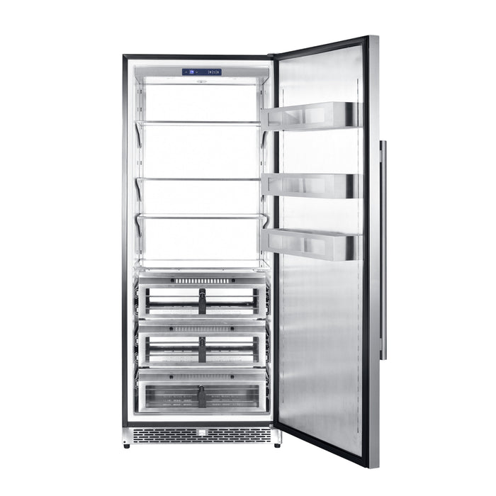 FORNO Cologne – 30″ Freestanding 18.4 Cu.Ft. Stainless Steel Refrigerator