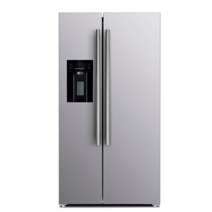 Forno Salerno 36" Side by Side Stainless Steel Refrigerator 20 cu.ft