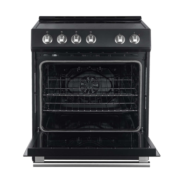 Forno Leonardo Espresso 30" Electric Range Black