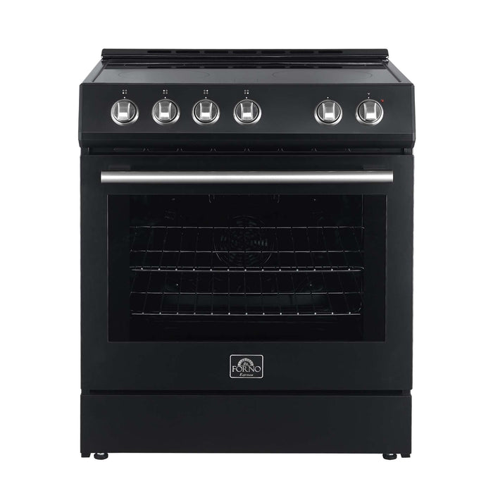 Forno Leonardo Espresso 30" Electric Range Black