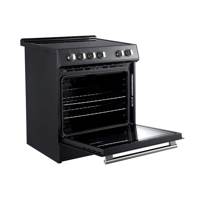 Forno Leonardo Espresso 30" Electric Range Black