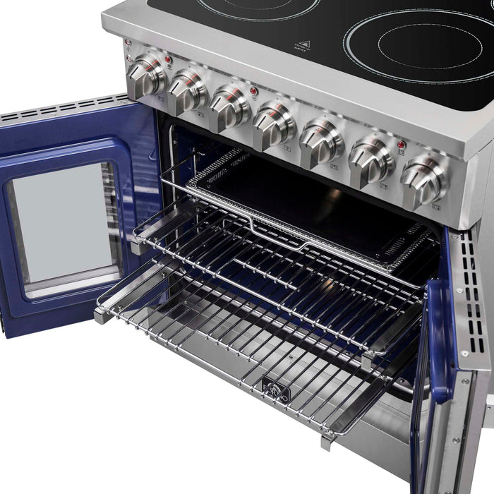 Forno Massimo 30" Freestanding French Door Electric Range FORNO