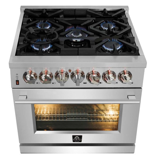 Forno Massimo 30" Freestanding Dual Fuel Range