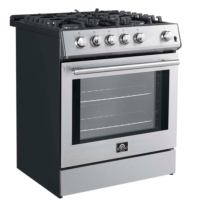 Forno Leonardo 30" Stainless Steel Gas Range