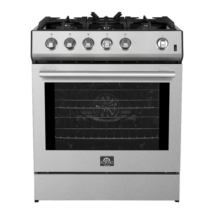 Forno Leonardo 30" Stainless Steel Gas Range