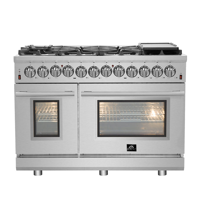 Forno Massimo 48" Freestanding Dual Fuel Range