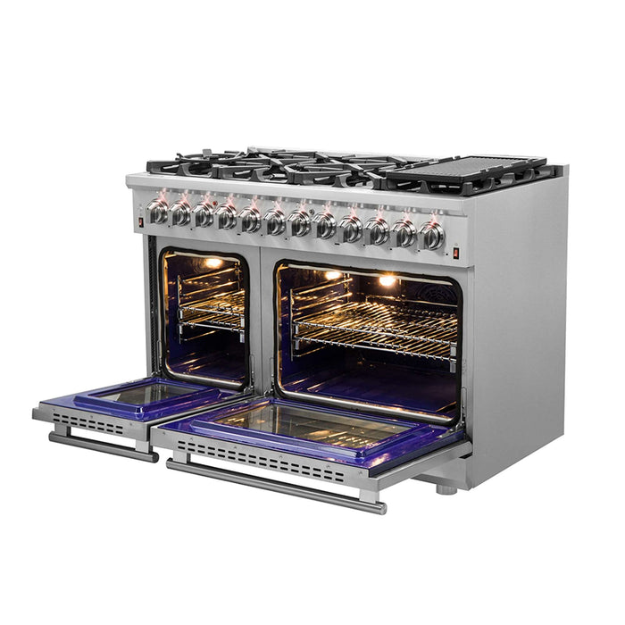 Forno Massimo 48" Freestanding Dual Fuel Range