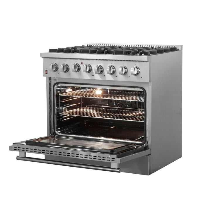 Forno Galiano 36" Freestanding Dual Fuel Range