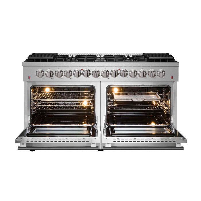 Forno Galiano 60" Freestanding Dual Fuel Range