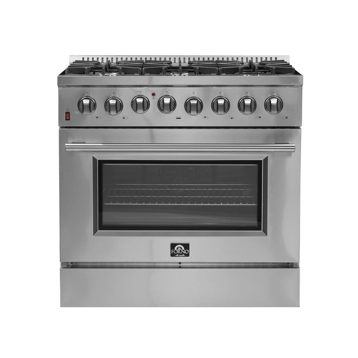 Forno Galiano 36" Freestanding Dual Fuel Range