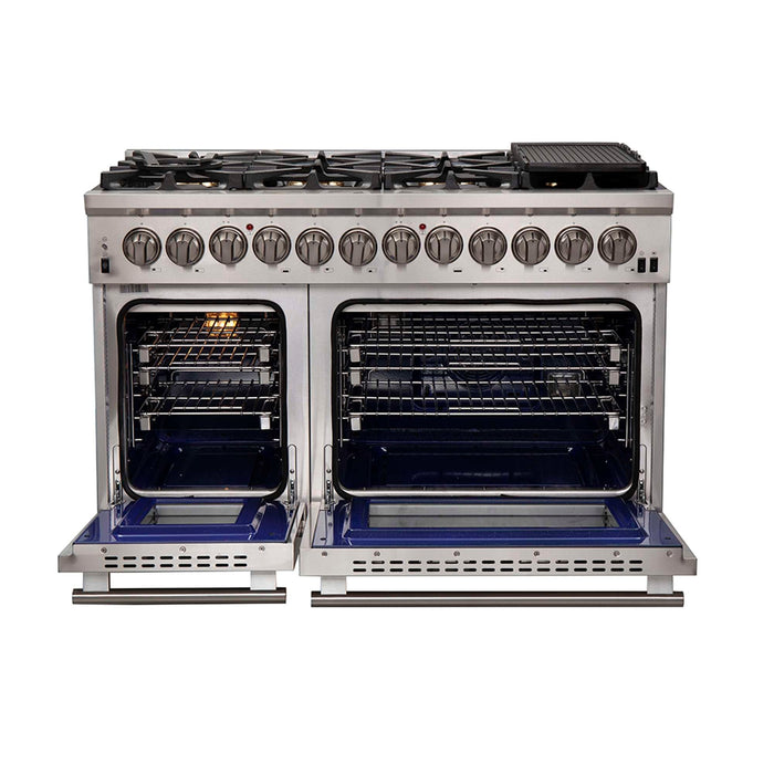 Forno Capriasca 48" Freestanding Dual Fuel Range