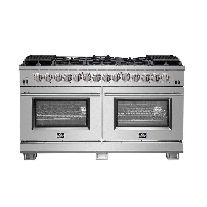 Forno Capriasca 60" Freestanding Dual Fuel Range FORNO