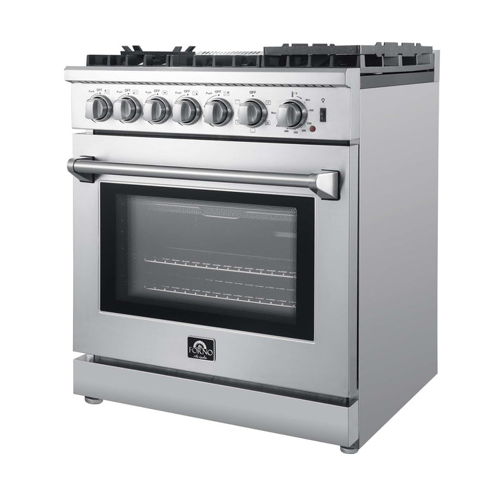 Forno Lazio 30" Freestanding Dual Fuel Range