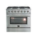 Forno Galiano 36" Freestanding Gas Range FORNO