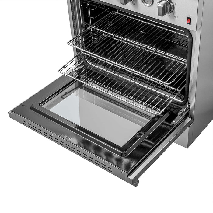 Giovanni 30-inch Gas Range Stainless Steel, 5 Burners 67,000 BTU, 4.32 cu.ft. Convection Oven