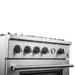 Marco 30-inch Gas Range Stainless Steel, 4 Burners 37,000 BTU, 4.32 cu.ft. Convection Oven FORNO