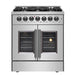 Forno Galiano 30" Freestanding French Door Dual Fuel Range FORNO