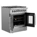 Forno Galiano 30" Freestanding French Door Dual Fuel Range FORNO