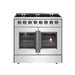 Forno Galiano 36" Freestanding French Door Dual Fuel Range FORNO