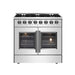Forno Galiano 36" Freestanding French Door Dual Fuel Range FORNO