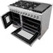 Forno Galiano 48" Freestanding French Door Series Dual Fuel Range FORNO