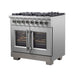 Forno Capriasca 36" Freestanding French Door Dual Fuel Range FORNO