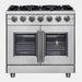 Forno Massimo 36" Freestanding French Door Gas Range FORNO