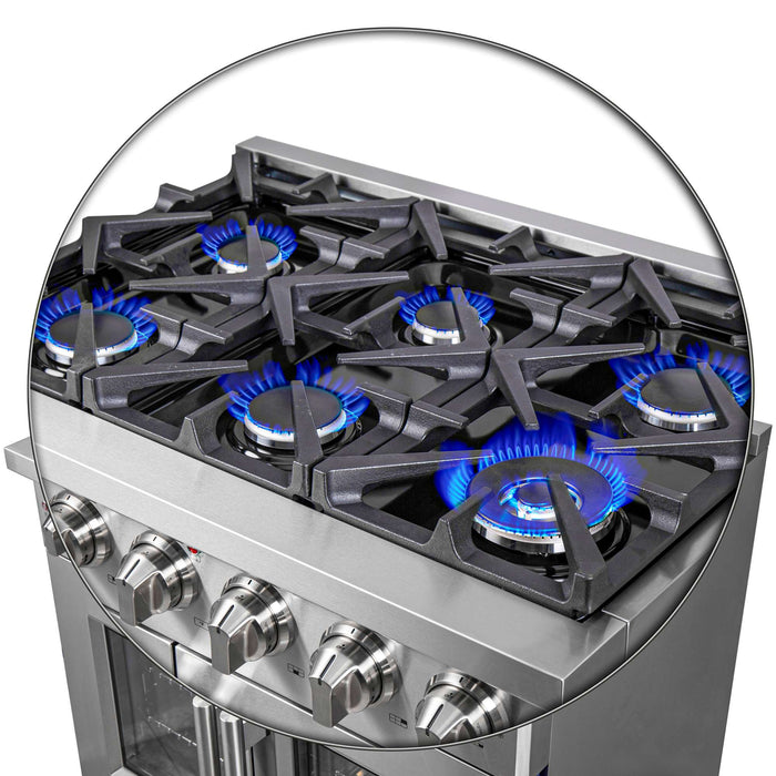 Forno Massimo 36" Freestanding French Door Gas Range FORNO