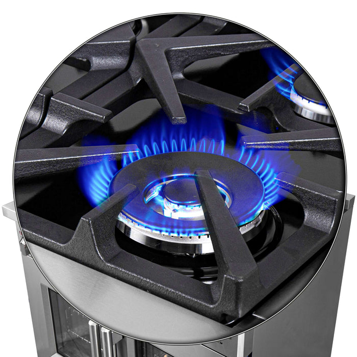 Forno Massimo 36" Freestanding French Door Gas Range FORNO
