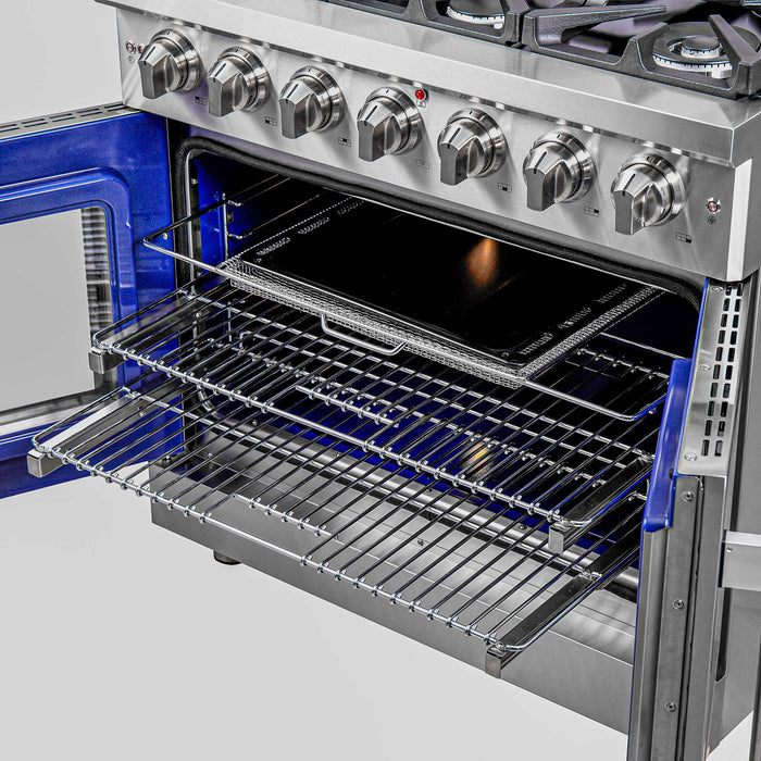 Forno Massimo 36" Freestanding French Door Gas Range FORNO