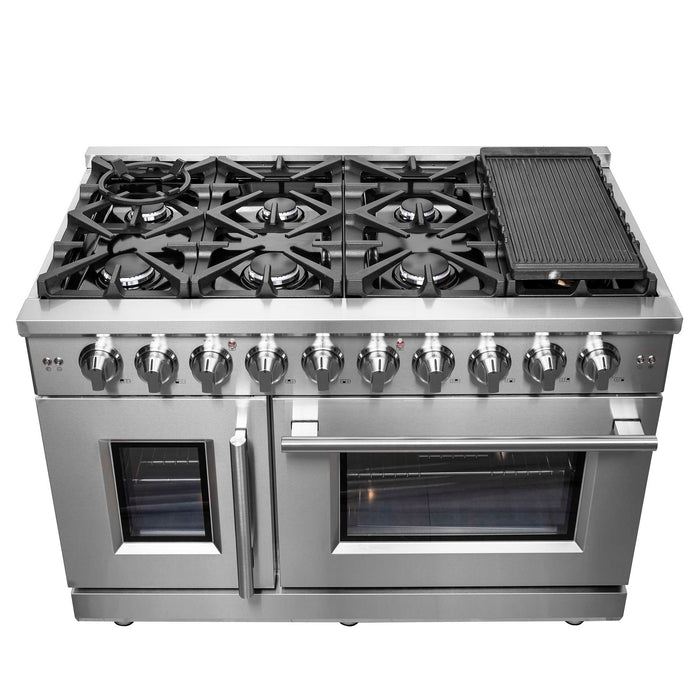 Forno Massimo 48" Freestanding French Door Gas Range FORNO