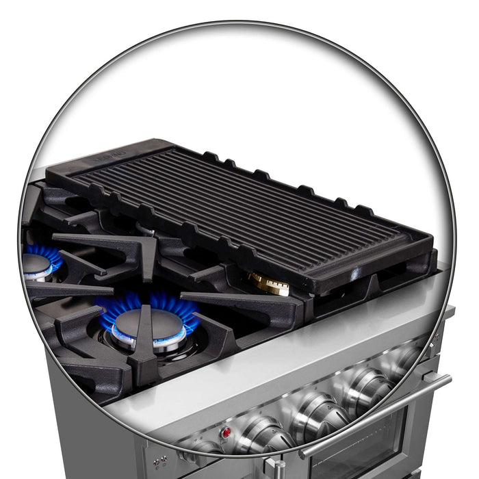 Forno Massimo 48" Freestanding French Door Gas Range FORNO