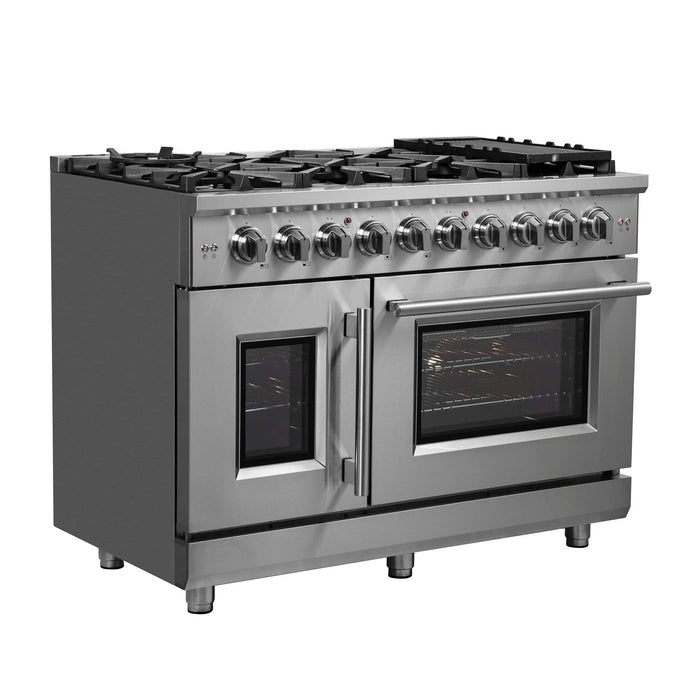 Forno Massimo 48" Freestanding French Door Gas Range FORNO